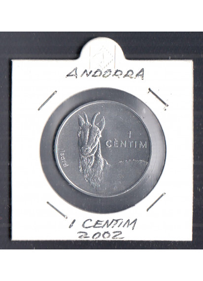 ANDORRA 1 Centim 2002 Isard Fior di Conio